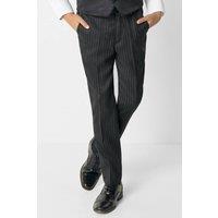 Paisley of London Boy's Black Striped Skinny Trousers | Size: 4 Years