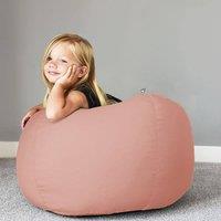rucomfy Beanbags rucomfy Indoor Or Outdoor Kids Water Resistant Small Classic Beanbag in Dusty Pink