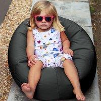 rucomfy Beanbags rucomfy Indoor Or Outdoor Kids Water Resistant Small Classic Beanbag in Grey