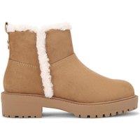 Carvela Women's 'Cosy Ankle' Fabric Boots in Tan | Size: 5