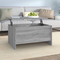 Berkfield Home Coffee Table Grey Sonoma 80x55.5x41.5 cm Engineered Wood