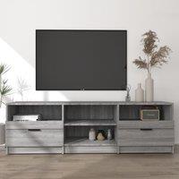 Berkfield Home TV Cabinet Grey Sonoma 150x33.5x45 cm Engineered Wood
