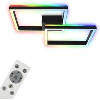 BRILONER Black RGB LED Ceiling Light Colour Changing Gaming Childrens Room