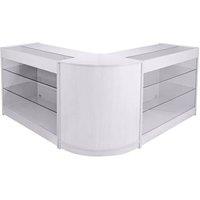 Monstershop Capricorn Brilliant White Shop Counter & Retail Display Set