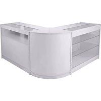 Monstershop Taurus Brilliant White Shop Counter & Retail Display Set