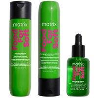 Matrix Food For Soft Shampoo, Conditioner 300ml & Hair Oil 50ml in Bright Green