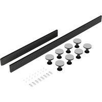 Balterley Shower Tray Leg Set For 1100mm 1200mm Rectangular Resin Trays Grey