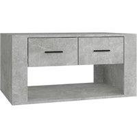Berkfield Home Coffee Table Concrete Grey 80x50x40 cm Engineered Wood | Size: 80 x 50 x 40 cm