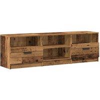 Berkfield Home TV Cabinet Old Wood 150x33.5x45 cm Engineered Wood in Brown