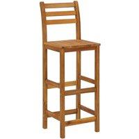 Berkfield Home Beautiful Bar Stools 8 pcs Solid Wood Acacia in Brown