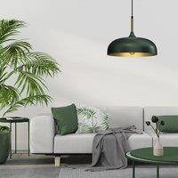 Milagro Pendant Lamp Lincoln Green/Gold 1XE27 35cm in Green