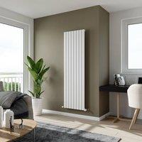 Bathroom Kingdom Delta White Single Flat Panel Vertical Radiator 1800x345mm