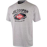 Lee Cooper Workwear Men's Graphic Print T-Shirt in Grey | Size: 2XL