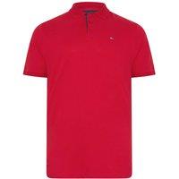 BadRhino Men's Short Sleeve Polo Shirt in Red | Size: 1XL
