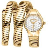 Just Cavalli Women's Snake 316L Stainless Steel Watch in Gold