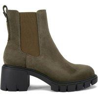 Carvela Women's 'Ignite Chelsea' Suede Boots in Khaki | Size: 3