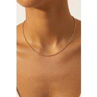 MUCHV Women's Two Tone Beaded Chain Necklace - Adjustable in Gold