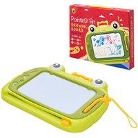 Living and Home Portable Cartoon Magnetic Drawing Board for Kids in Green