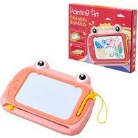 Living and Home Portable Cartoon Magnetic Drawing Board for Kids in Pink