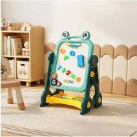 Living and Home Frog Double-Sided Easel for Kids in Green