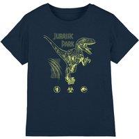 Jurassic Park Roar Kids T-Shirt, Navy | Size: 12-13 Years