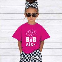 60 SECOND MAKEOVER I'm Going To Be A Big Sis T-Shirt in Fuchsia | Size: 3-4 Years