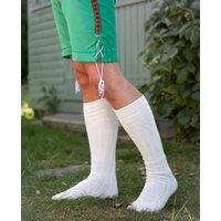 I Love Fancy Dress Men's Bavarian Socks in Cream | Size: 12 Pack