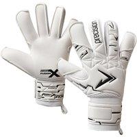 Precision Men's Fusion X Pro Classic Hybrid Giga Goalkeeper Gloves in White | Size: 9