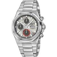 Gevril Men's Kingsgate Swiss Made Automatic Chronograph ETA 7750 SS Watch in Silver