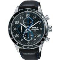 Lorus Men's RM341EX9 Sports 45mm Quartz Watch in Black