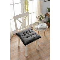 Living and Home 4Pcs Soft Thicken Tatami Seat Cushion in Black