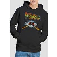 NBCU Back To The Future Delorean Hoodie, Black | Size: XL