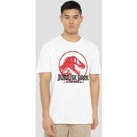 NBCU Jurassic Park Vintage T-Shirt, White | Size: 3XL