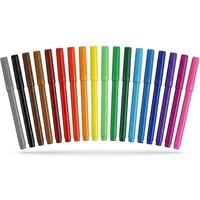 SHEDS AND FENCE LTD 16 Vibrant Colouring Pens Set Fine Tip Fibre Creative Art Tools