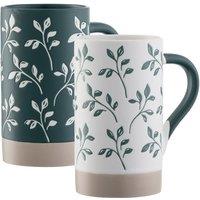 Belleek Living Flora Tall Mugs Set of 2