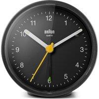 Braun Classic Analogue Alarm Clock in Black