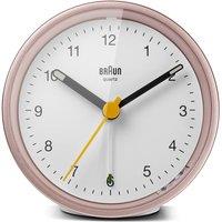 Braun Classic Analogue Alarm Clock in Rose Gold