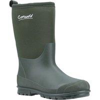 Cotswold 'Hilly Neoprene' Neoprene Wellington Boots in Green | Size: 2
