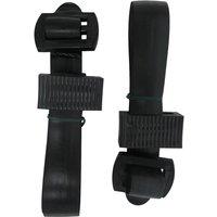 Smart Garden Products Heavy Duty Adjustable Rubber Buckle Tree Tie 2pk in Black