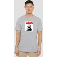 NBCU Jaws Jaws Shark T-Shirt, Athletic Heather in Light Grey | Size: 2XL
