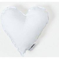 Homescapes Super Microfibre Heart Shaped Cushion Pad - Cushion Filler & Inserts in White | Size: 45 cm x 45 cm