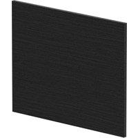 Balterley Square MFC Reversible Shower Bath Woodgrain Charcoal Black 700mm