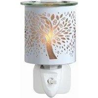 Aroma Accessories Aroma Electric Plug In Wax Melter 13cm - Tree of Life in White