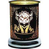 Aroma Accessories Aroma Electric Touch Wax Melter 17cm - Highland Cow in Black