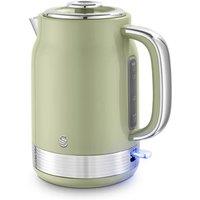 Swan Retro Revive 1.7L Jug Kettle in Green | Size: A