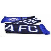 Chelsea FC Official Football Jacquard Nero Design Scarf in Light Blue