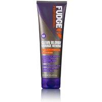 FUDGE Clean Blonde Damage Rewind Purple Violet Toning & Repair Shampoo 250ml in Clear