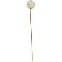 Hill Interiors The Natural Garden Collection Allium Artificial Flower in White