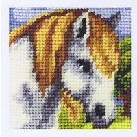 Orchidea EMB KIT WHITE HORSE - Needlepoint Kit: My First Embroidery: White Horse