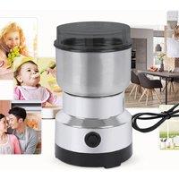 VOGREX Grinding Milling Electric Coffee Grinder Nut Bean Spice Blade Blender in Silver